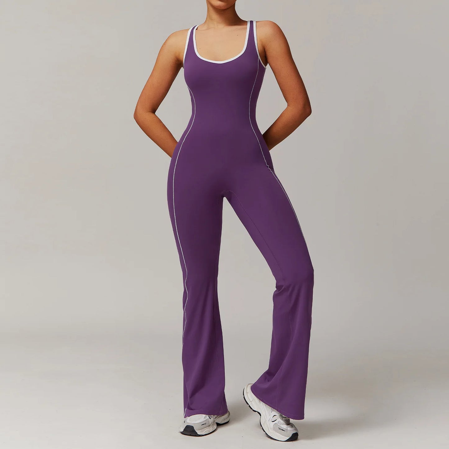 Women One-Piece Yoga Jumpsuit Gym Fitness Sports Bodysuits Workout Overalls High Elastic Cycling Bodysuit Sportswear Gym Clothes